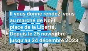 Le Père Noël au marché de Noël à Brest - 2023