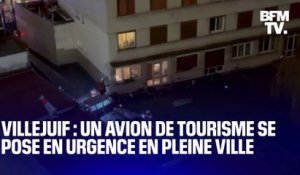 Villejuif: un avion de tourisme se pose en urgence en pleine ville