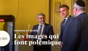 "Une erreur" : la célébration de Hanouka à l'Elysée devant Macron suscite des critiques