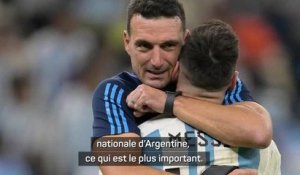 Argentine - Scaloni parlera avec Messi avant de décider de son futur
