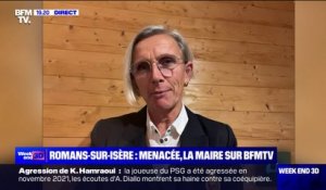Marie-Hélène Thoraval (maire de Romans-sur-Isère) sur les menaces de mort dont elle est la cible: "Je garde le sang-froid qui est le mien et je suis déterminée dans la parole que je porte"