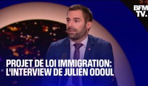 Projet de loi immigration: l'interview de Julien Odoul en intégralité