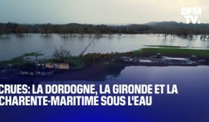 Crues: la Dordogne, la Charente-Maritime et la Gironde touchées par des inondations