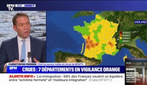 Crues: sept départements placés en vigilance orange par Météo-France