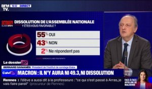 55% des Français se disent "favorables" à une dissolution de l'Assemblée nationale (sondage Elabe/BFMTV)