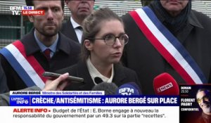 "Les crèches comme tous les établissements qui accueillent des enfants sont des sanctuaires": Aurore Bergé réagit à l'acte antisémite envers une directrice d'une crèche à Champigny-sur-Orge