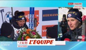 Julia Simon : « J'ai retrouvé la flamme » - Biathlon - CM - Poursuite