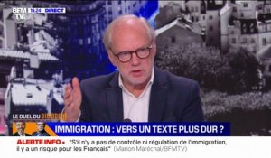Projet de loi immigration: "La gauche a commis une erreur en rejetant le texte, il valait mieux en discuter", affirme Laurent Joffrin