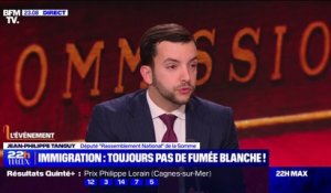 Projet de loi immigration: "On a un alignement sur les conditions posées par le Rassemblement national", pour Jean-Philippe Tanguy (RN)