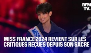 "Je préfère les ignorer": Miss France 2024 réagit aux critiques sur son physique depuis son élection