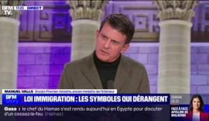 Loi immigration: Manuel Valls affirme qu'il aurait "sans doute" voté le texte