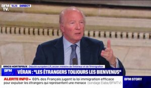 Loi immigration: "Il ne faut pas de prime à la clandestinité", affirme Brice Hortefeux (député européen LR et ancien ministre de l'Intérieur)