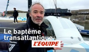 Baptême transatlantique hors norme sur l'Ultim Banque-Populaire XI  - Voile - Inside