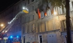 Marseille : un incendie déclenché par une explosion dans un immeuble fait un mort