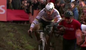 Cyclo-cross - Coupe du Monde - Gavere 2023 - Felipe Nystrom et Mathieu van der Poel à Gavere !