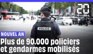 Nouvel An : Plus de 90.000 policiers et gendarmes mobilisés en France