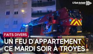Un feu d’appartement ce mardi soir à Troyes