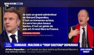 LA BANDE PREND LE POUVOIR - Emmanuel Macron a-t-il "trop soutenu" Gérard Depardieu?