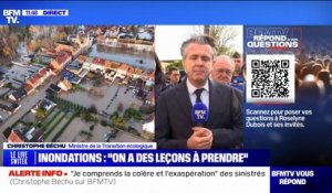 Christophe Béchu: "On estime à plus de 100 millions d'euros les travaux nécessaires en termes de prévention des inondations"