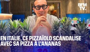 Ce célèbre pizzaïolo napolitain déchaîne la chronique avec une pizza...à l'ananas