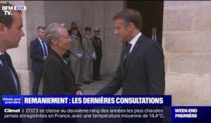 Remaniement: les dernières consultations d'Emmanuel Macron