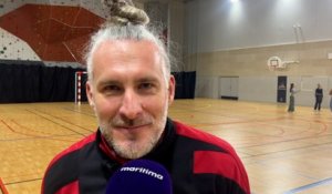 Jonathan Stanicki après la victoire de Vitrolles Volley contre Balma