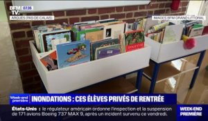 À cause des inondations, les élèves privés d'école à Arques, dans le Pas-de-Calais