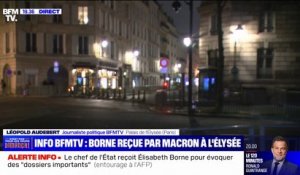 Élisabeth Borne a été reçue par Emmanuel Macron à l'Élysée