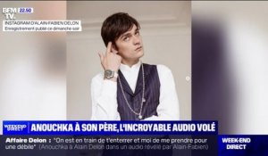 "Je suis fatiguée, papa": Alain-Fabien Delon diffuse un enregistrement présenté comme une conversation entre Anouchka et Alain Delon