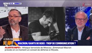 Photo d'Emmanuel Macron faisant de la boxe: "C'est d'un narcissisme absolu", déplore Robert Ménard