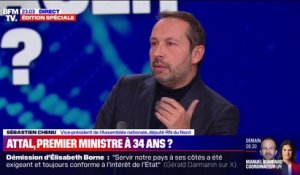 Changement de Premier ministre: "Gabriel Attal ne va pas résister à Emmanuel Macron", pour Sébastien Chenu (RN)