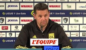 Sage : « Un retour sur terre difficile » - Foot - L1 - OL