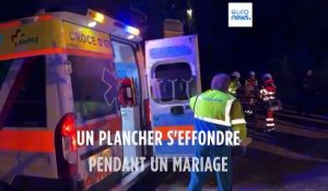 Plafond effondré : un mariage vire à la catastrophe près de Florence