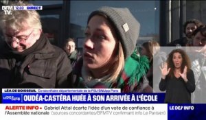 Polémique Oudéa-Castéra: Léa de Boisseuil (SNUipp-FSU) juge "ahurissant" que la ministre ait "cité nommément l'école Littré"
