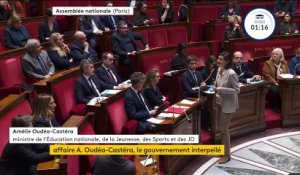 Amélie Oudéa-Castéra dit avoir présenté ses "excuses" aux enseignants de l’école Littré et conclue