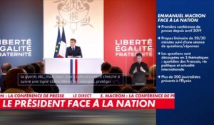 Ce qu'il faut retenir de la conférence de presse d'Emmanuel Macron