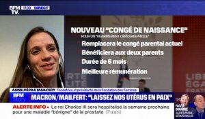 "Les enfants ne sont pas des armes": Anne-Cécile Mailfert (présidente de la Fondation des Femmes) réagit au "réarmement démographique" qu'a appelé de ses vœux Emmanuel Macron