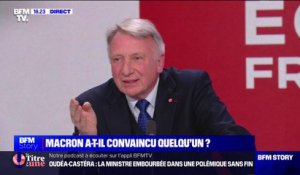 Conférence de presse d'Emmanuel Macron: "Le président de la République est passé à côté de tous les sujets essentiels", pour Roger Chudeau (RN)