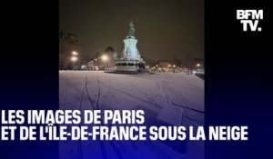 Les images de Paris et de l'Île-de-France sous la neige