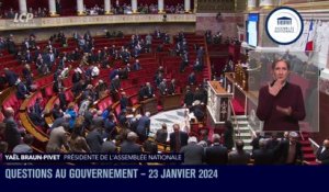 Questions au Gouvernement - Questions au Gouvernement du mardi 23 janvier 2024