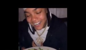 Young M.A Eats A Salad In Light Of Plant-Based Diet