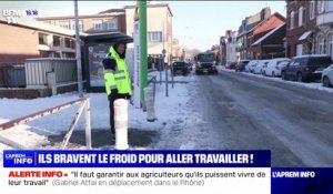 Lyon, Arras... Les Français contraints de braver le froid pour aller travailler