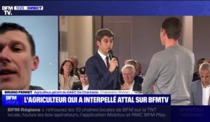 Rhône: l'agriculteur qui a interpellé Gabriel Attal estime que la filière est "largement affaiblie en France"