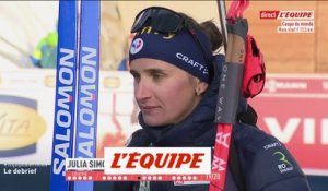 Julia Simon : «La vitesse au tir a fait la différence» - Biathlon - CM (F)