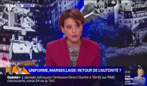 Apprentissage de la Marseillaise, uniforme: Najat Vallaud-Belkacem dénonce des "mesures dérisoires"