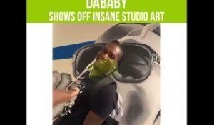 DaBaby Shows Off Insane Studio Art