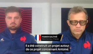 Bleus - Galthié : "Ça fait deux ans qu’Antoine a émis la volonté de participer aux JO"