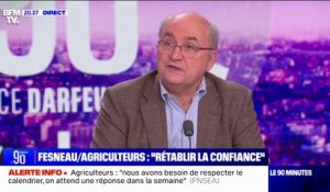 Syndicat agricoles reçus à Matignon: "Il faut qu'on ait des mesures concrètes", affirme Jean-Luc Poulain (président du salon de l'Agriculture)