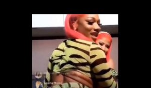 Nicki Minaj Grabs A Handful As Megan Thee Stallion Twerks On Her