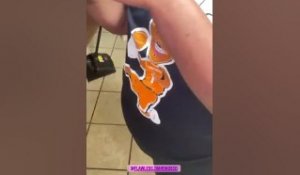 NLE Choppa’s Mom Freaks Out Over Iced-Out Ring #shorts
